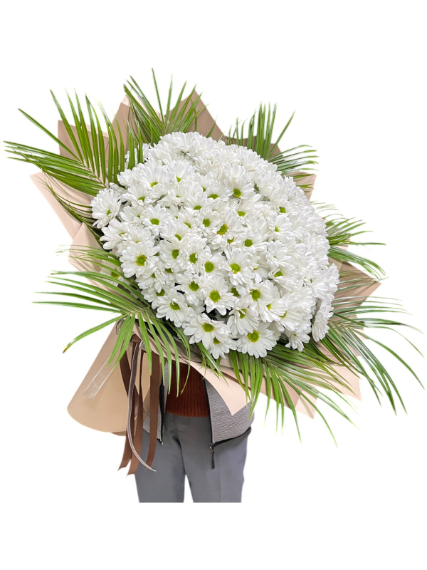 Dev Beyaz Papatya Buketi