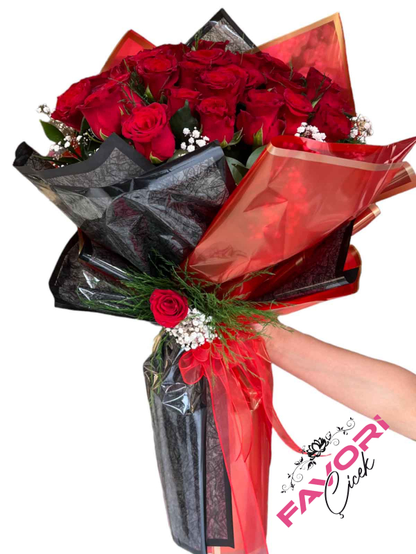 Kırmızı Gül Buketi
