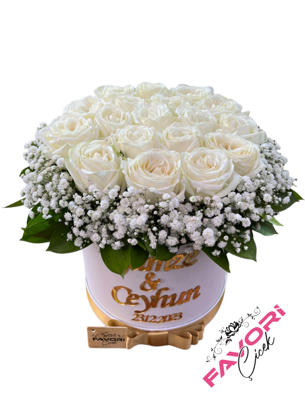 Kutuda Beyaz Güller