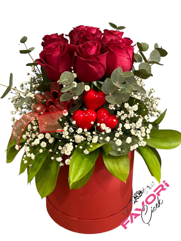 Kutuda Kırmızı Güller