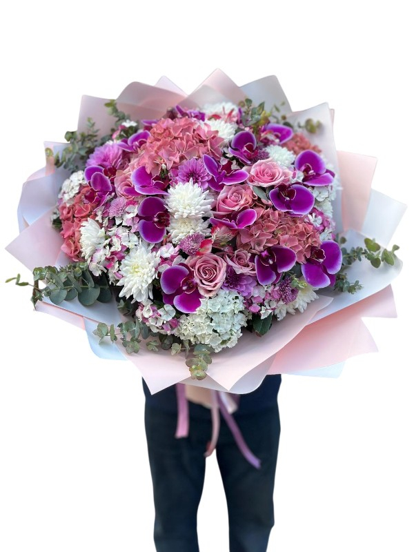 Orkide Dokunuşlu Premium Karışık Buket