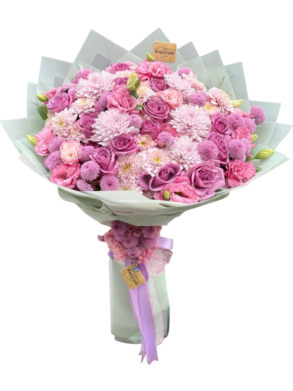 Pembe Lila Lüks İsteme Çiçeği