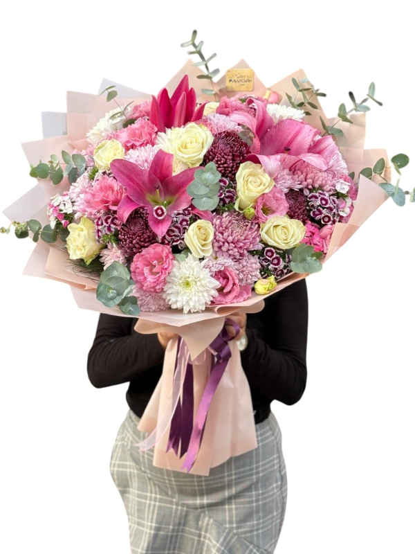 Pink Royal Lüks Tasarım Buket