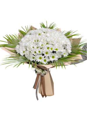 Dev Beyaz Papatya Buketi