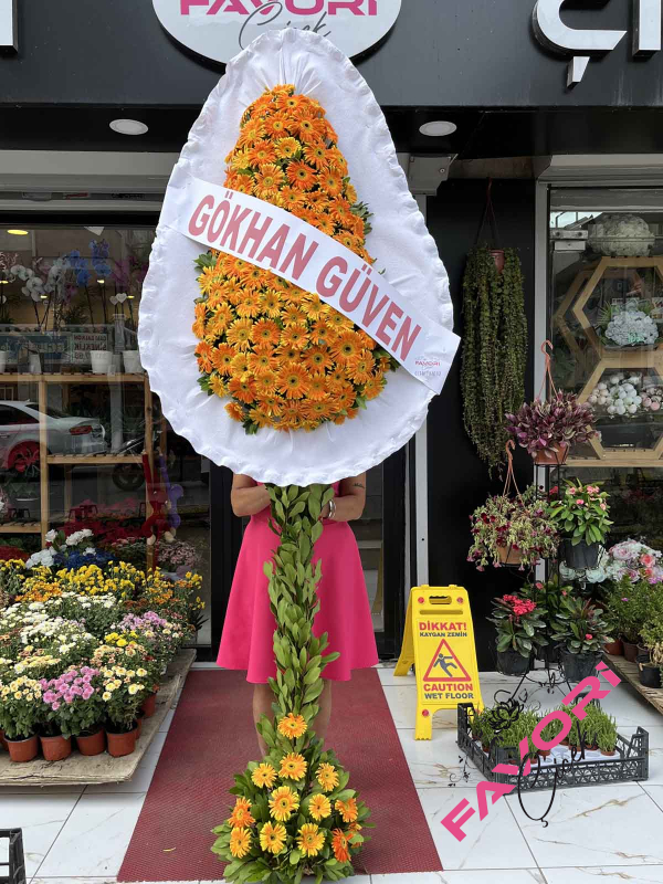 Turuncu Düğün Açılış Çelengi